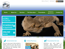 Tablet Screenshot of poquosonvet.com